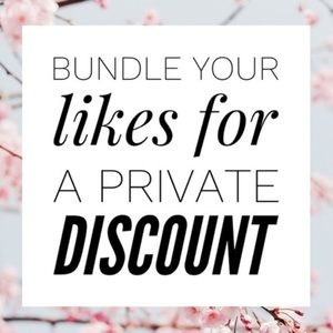 Bundle and get a private discounted offer!!